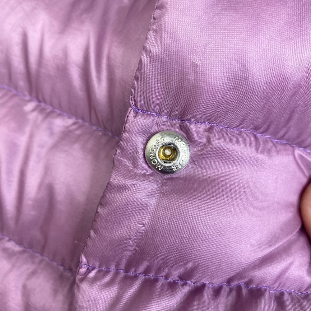 Moncler Lisette Giacca Kids Purple Lightweight Down Puffer Jacket Coat 4195335 - Picture 12 of 15
